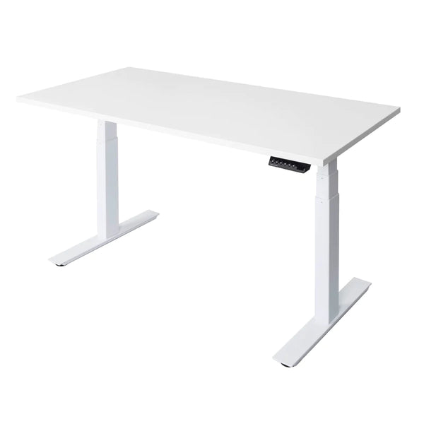 Standing Desk With White Melamine Desktop