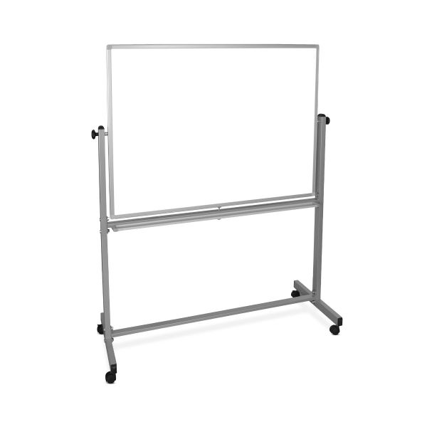 Expanse Modular Wall Room Divider System - Silver Frame - 70" x 48" Wide Panel Starter Wall